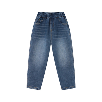 Duoduo poiste teksad 2025 kevad- ja sügisesed kõrge puuvillase pesuga pehmed mugavad laste mitmekülgsed moepüksid vabaaja jaoks