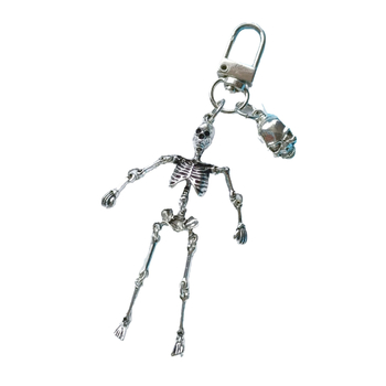 Vintage Gothic Diablo Twist Skull Keychain Κρεμαστό κόσμημα εξατομικευμένο σακίδιο πλάτης Skull Κρεμαστό δώρο για αποκριές