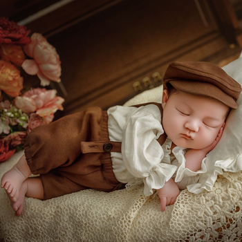 дрехи за новородено, шапка, тиранти, риза от три части, бебешки дрехи за фотография, дрехи за бебешка фотография
