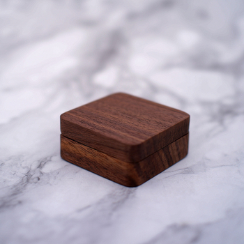 Ehted, luksuslik abielusõrmuste karp, kaelakee, ettepanekute tseremoonia, teemantsõrmuste karp, pulmavahetus, puidust sõrmuste karp