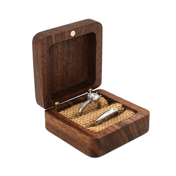 Ehted, luksuslik abielusõrmuste karp, kaelakee, ettepanekute tseremoonia, teemantsõrmuste karp, pulmavahetus, puidust sõrmuste karp