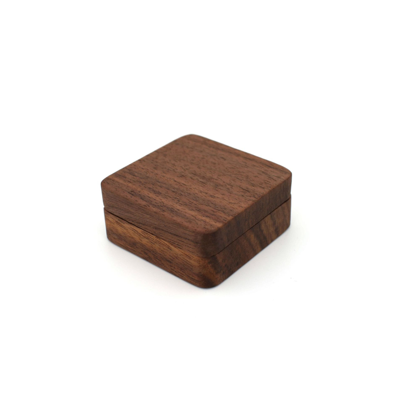 Ehted, luksuslik abielusõrmuste karp, kaelakee, ettepanekute tseremoonia, teemantsõrmuste karp, pulmavahetus, puidust sõrmuste karp