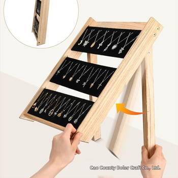 Ράφι επίδειξης κοσμημάτων από μασίφ ξύλο, ράφι επίδειξης κολιέ, βραχιόλι, ράφι αποθήκευσης κρεμαστών κοσμημάτων, ράφι επίδειξης κολιέ, ράφι επίδειξης νεφρίτη κοσμημάτων