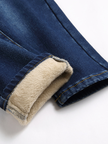 Amazon eBay laste paksendatud soojad venivad teksariidest püksid