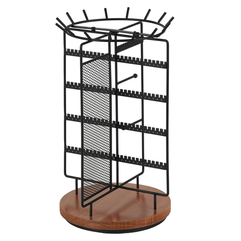 Διασυνοριακή Πρωτότυπη Περιστρεφόμενη Ενσωματωμένη Ράφι Κοσμημάτων 2 Τεμαχίων Σκουλαρίκια Κολιέ Δαχτυλίδι Βραχιόλι Κοσμήματα Ράφι Αποθήκευσης Κοσμημάτων