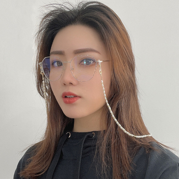 Αλυσίδα γυαλιών κρεμαστή για τον λαιμό, μοντέρνα γυναικεία ρετρό αλυσίδα μάσκας με μαργαριτάρια που δεν ξεθωριάζει, πολυτελής αλυσίδα ακουστικών, αλυσίδα DIY χονδρικής