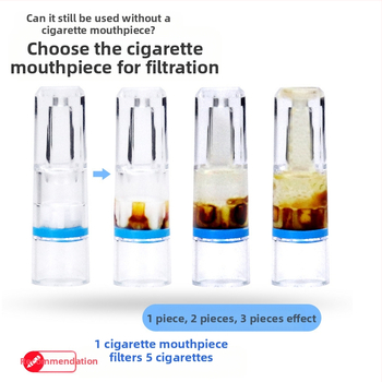 Yajue vienreizlietojamais cigarešu turētāja filtrs cigaretēm, vienreizlietojamais biezais un plānais divējāda lietojuma cigarešu izmetēja filtrs T-100 vīriešiem un sievietēm