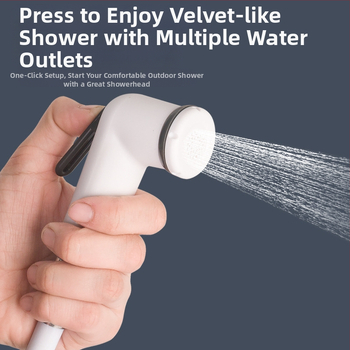 Jachtos mini dušo antgalis Vandenį taupantis slėginis dušas Modifikuotas lauko priedų ABS antgalis