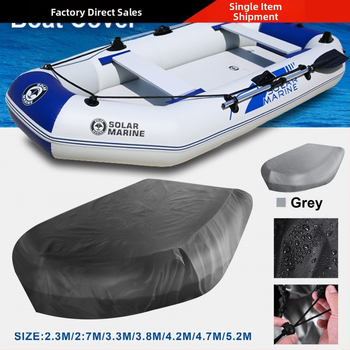 Jauns palielināts laivas pārsegs 210D Oxford auduma piepūšamās laivas ūdensnecaurlaidīgs pārsegs makšķerēšanas laivas kajaka pārsegs UV aizsardzība