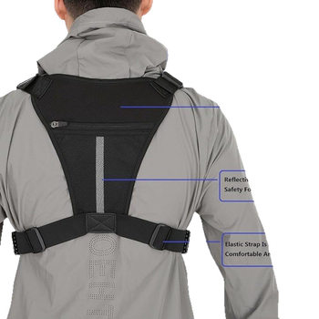 Spot Cross-Border Amazon New Vest Bag Τσάντα στήθους εξωτερικού χώρου για τρέξιμο και ποδηλασία τακτικό σακίδιο πλάτης