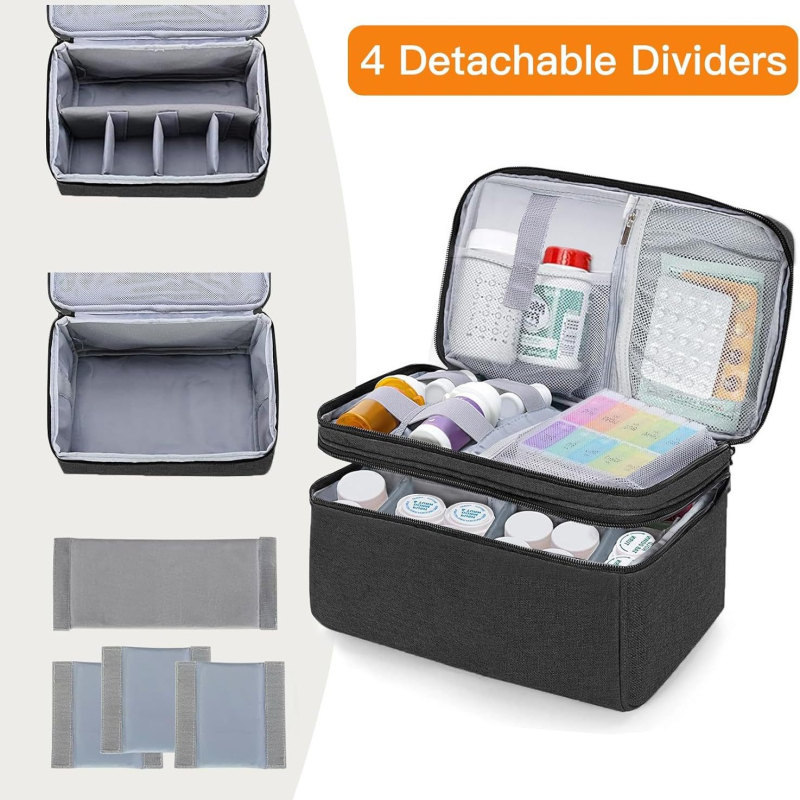 Трансгранична горещо продавана домашна нова преносима медицинска чанта, детски комплект за спешна медицинска помощ с голям капацитет, чанта за съхранение на първа помощ за ученици