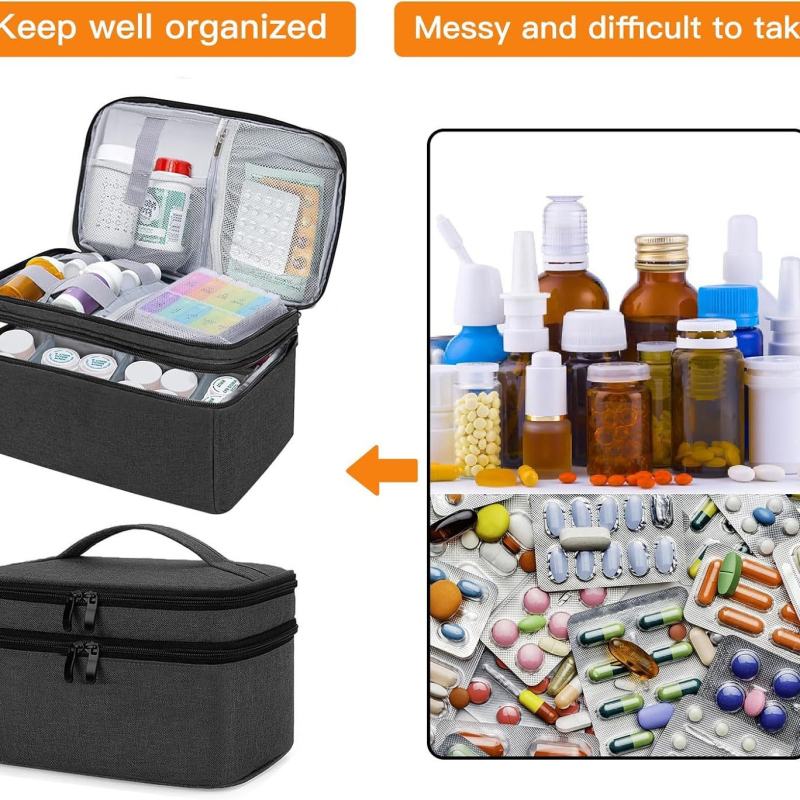 Трансгранична горещо продавана домашна нова преносима медицинска чанта, детски комплект за спешна медицинска помощ с голям капацитет, чанта за съхранение на първа помощ за ученици