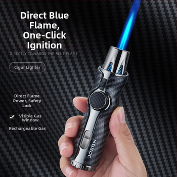 Jobon täispuhutav tulemasin tuulekindel sirge sinise leegiga loominguline stiilne suure võimsusega sigari moxibustion spetsiaalne süütaja