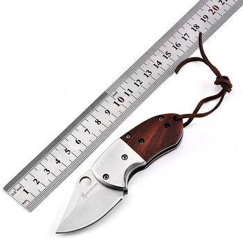 Tehase otsene roostevabast terasest välistingimustes kasutatav voltimisnuga Browning D316 väike soomusnuga, lõiketeraga taktikaline nuga