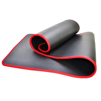 Servaga joogamatt algajatele, pikendatud ja lai, meeste ja naiste treeningmatt, paksendatud libisemiskindel spordimatt, prinditav logo