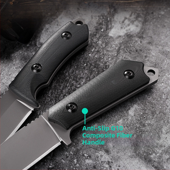 Warrior taktikaline spetsiaalne võitlusnuga, ellujäämisnuga, armee nuga, enesekaitseks mõeldud kaasaskantav nuga, matkanuga, sirge nuga tupega