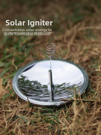 Ηλιακός αναφλεκτήρας εξωτερικού χώρου Ορειβασία Κάμπινγκ Άγρια φύση Επιβίωση Αποθήκευση Φορητός ηλιακός αναφλεκτήρας φωτιάς αναπτήρας τσιγάρων