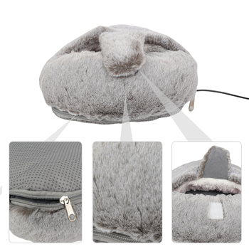 Pageidaujama tarpvalstybinė USB pliušinė pėdų šildytuvė, elektrinė šildymo pėdų šildytuvė, biuro lauko šildymo, šilta kūno dovana.