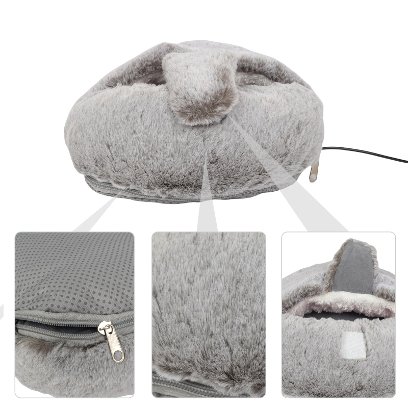 Pageidaujama tarpvalstybinė USB pliušinė pėdų šildytuvė, elektrinė šildymo pėdų šildytuvė, biuro lauko šildymo, šilta kūno dovana.