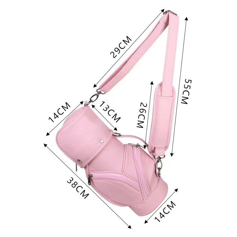 Sieviešu golfa mini golfa soma plecu somai, rokas soma, maza golfa soma, rokas soma, rokas soma, krūšu soma