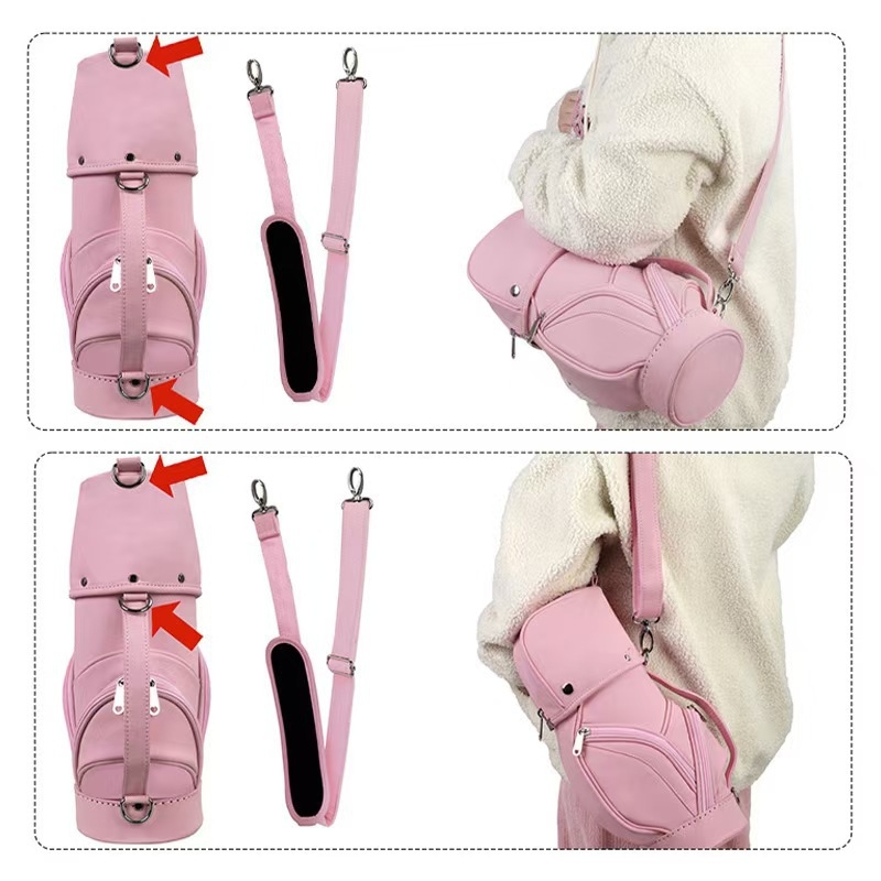 Sieviešu golfa mini golfa soma plecu somai, rokas soma, maza golfa soma, rokas soma, rokas soma, krūšu soma