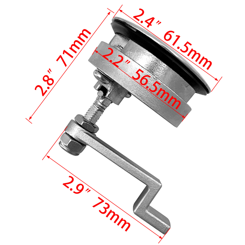 Дръжка за заключване от неръждаема стомана 316, T-Lock, морски хардуер, аксесоари за яхти и кемпери