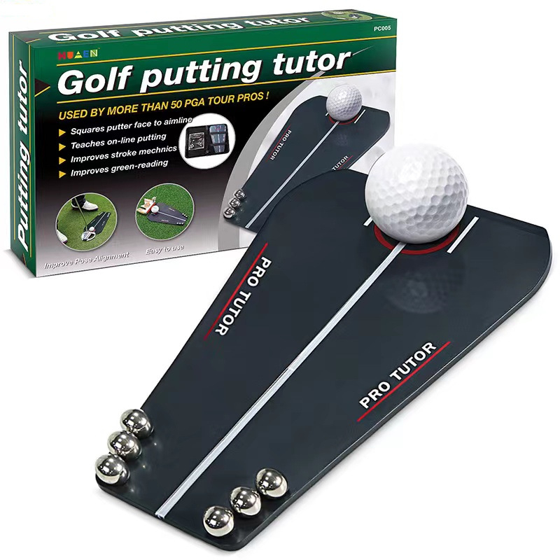 Pomoćnik pri vježbanju udaranja u golfu, vježbač za ispravljanje držanja pri udaranju, simulator putanje u golfu, instruktor putanje