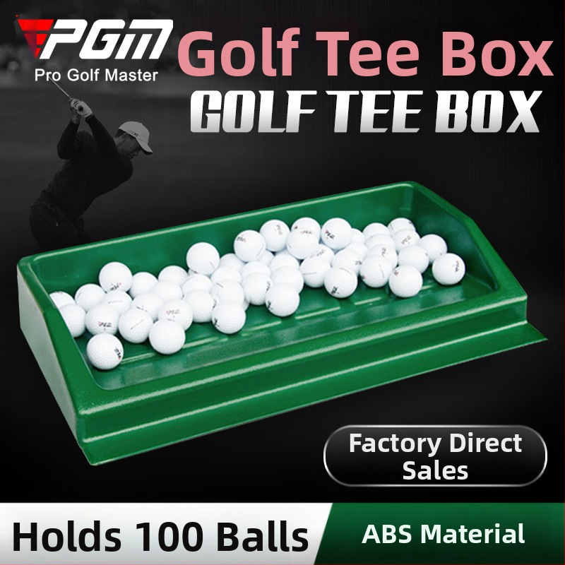 PGM golfi serveerimiskarp, mis mahutab 100 palli, ülitugevast plastist serveerimisalus, driving range'i hoiutarbed