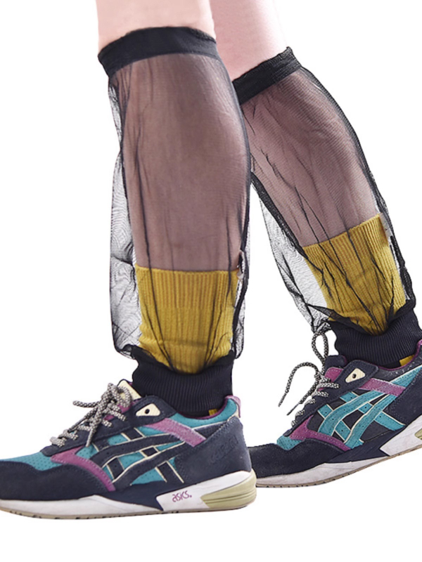 Mägironimiseks mõeldud võrgust sääsevastane jalakate, džungliparki kalapüük, öine kalapüük, sääsevastased sokid, säärepüksid, säärekate