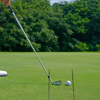 Βοηθητικός δείκτης προπόνησης γκολφ, τριπλό ραβδί κατεύθυνσης για βοηθητική προπόνηση προπόνησης γκολφ