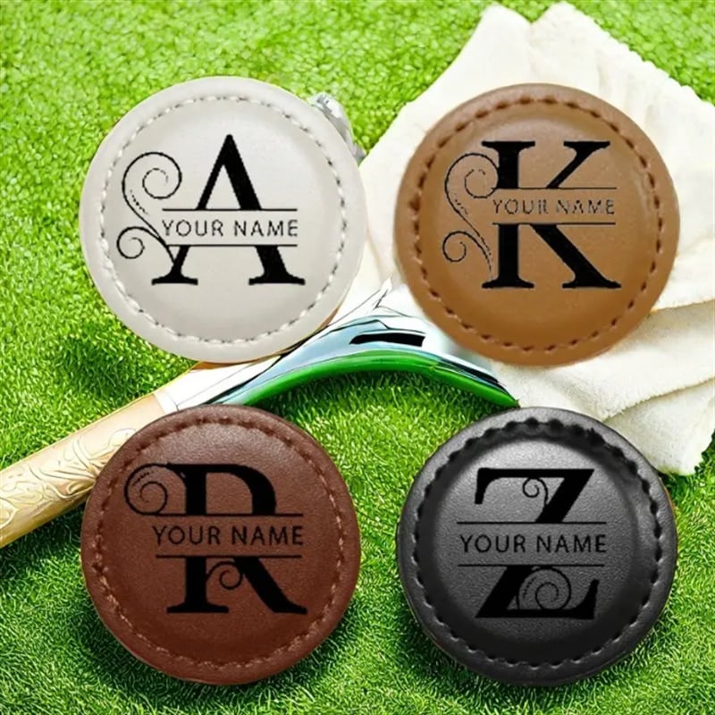 na zalihi Kožni magnetni marker za golf loptice Magnetski marker za golf loptice Marker za golf runde