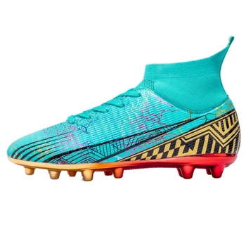 Διασυνοριακό εξωτερικό εμπόριο ανδρικών και γυναικείων ποδοσφαιρικών παπουτσιών TF κοντό καρφί σπασμένο καρφί μακρύ καρφί plus size high-top παιδικό τεχνητό έδαφος Νέο