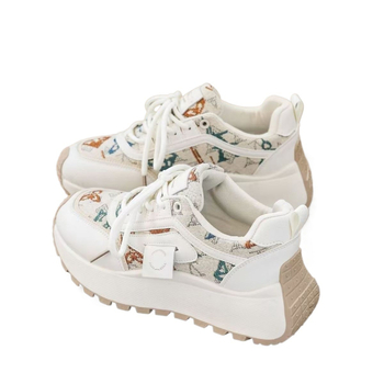 Μοντέρνα ελαφριά παπούτσια μπαμπά για γυναίκες Άνοιξη 2025 Νέα ευέλικτα, άνετα, αθλητικά παπούτσια με κορδόνια και χοντρή σόλα