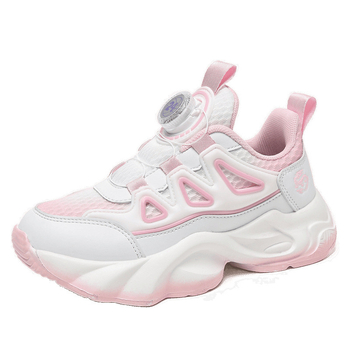 Tüdrukute kingad 2025. aasta uued suvised laste võrgust vabaaja spordijalatsid, keskmised ja suured laste tüdrukute pöörleva pandlaga jooksujalatsid