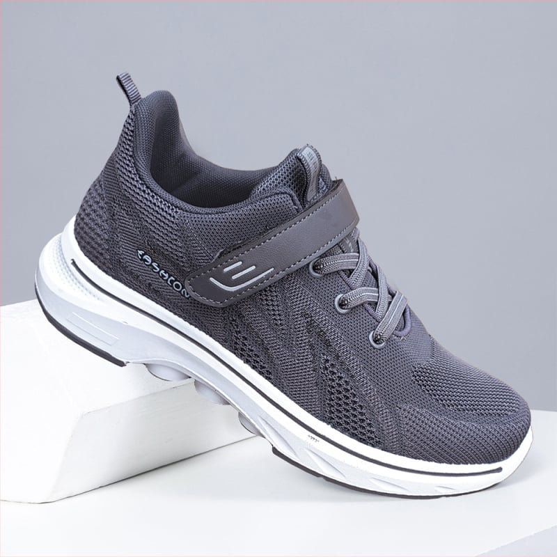 Vīriešu vecie Pekinas auduma apavi, jauni, elpojoši, pusmūža un vecāka gadagājuma cilvēku pastaigu apavi, poliuretāna vecāku apavi