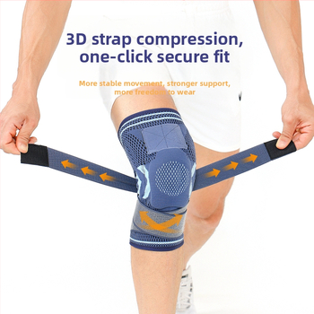 Επιγονατίδες Vilker Sports Ανδρικά Τρέξιμο Αναπνεύσιμο Διπλό Ιμάντα Σιλικόνης Πεπιεσμένο Προστατευτικό Κάλυμμα Επιγονατίδας για τις Κοινές Αρθρώσεις Προστατευτικός Εξοπλισμός Χονδρικής