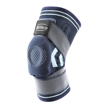 Επιγονατίδες Vilker Sports Ανδρικά Τρέξιμο Αναπνεύσιμο Διπλό Ιμάντα Σιλικόνης Πεπιεσμένο Προστατευτικό Κάλυμμα Επιγονατίδας για τις Κοινές Αρθρώσεις Προστατευτικός Εξοπλισμός Χονδρικής