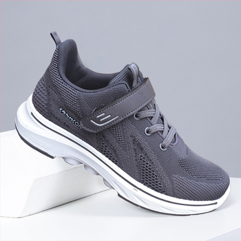 Vyriški seni Pekino medžiaginiai pavasariniai batai, nauji seni vyriški batai, kvėpuojantys vidutinio ir pagyvenusio amžiaus vaikščiojimo batai, poliuretano batai tėvams