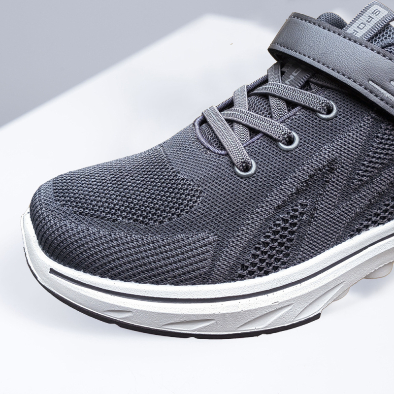 Vyriški seni Pekino medžiaginiai pavasariniai batai, nauji seni vyriški batai, kvėpuojantys vidutinio ir pagyvenusio amžiaus vaikščiojimo batai, poliuretano batai tėvams