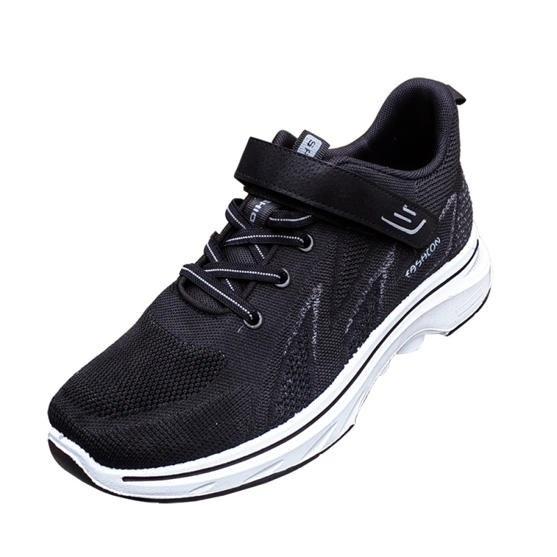 Vyriški seni Pekino medžiaginiai pavasariniai batai, nauji seni vyriški batai, kvėpuojantys vidutinio ir pagyvenusio amžiaus vaikščiojimo batai, poliuretano batai tėvams