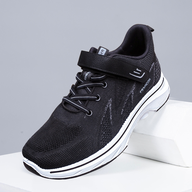 Vyriški seni Pekino medžiaginiai pavasariniai batai, nauji seni vyriški batai, kvėpuojantys vidutinio ir pagyvenusio amžiaus vaikščiojimo batai, poliuretano batai tėvams