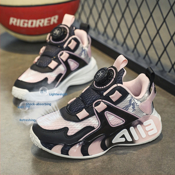 Tüdrukute jalanõud 2024. aasta kevad ja sügis Uued hingavast võrgust laste tossud, libisemiskindlad, lööke neelavad pehme tallaga jooksujalatsid tüdrukutele