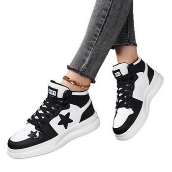 Ανδρικά Παπούτσια Άνοιξης 2025 Νέα Αναπνέοντα Λευκά Παπούτσια Παπούτσια για Ζευγάρια Κορεάτικου Στυλ Μοντέρνα Ευέλικτα Αθλητικά και Αναψυχής Σανίδες με Χοντρή Σόλα