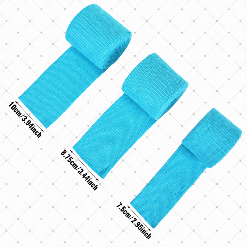 Amazoni torukujuline elastne side randme, pahkluu, põlve ja reie jaoks, sinine elastne torukujuline kompressioonside