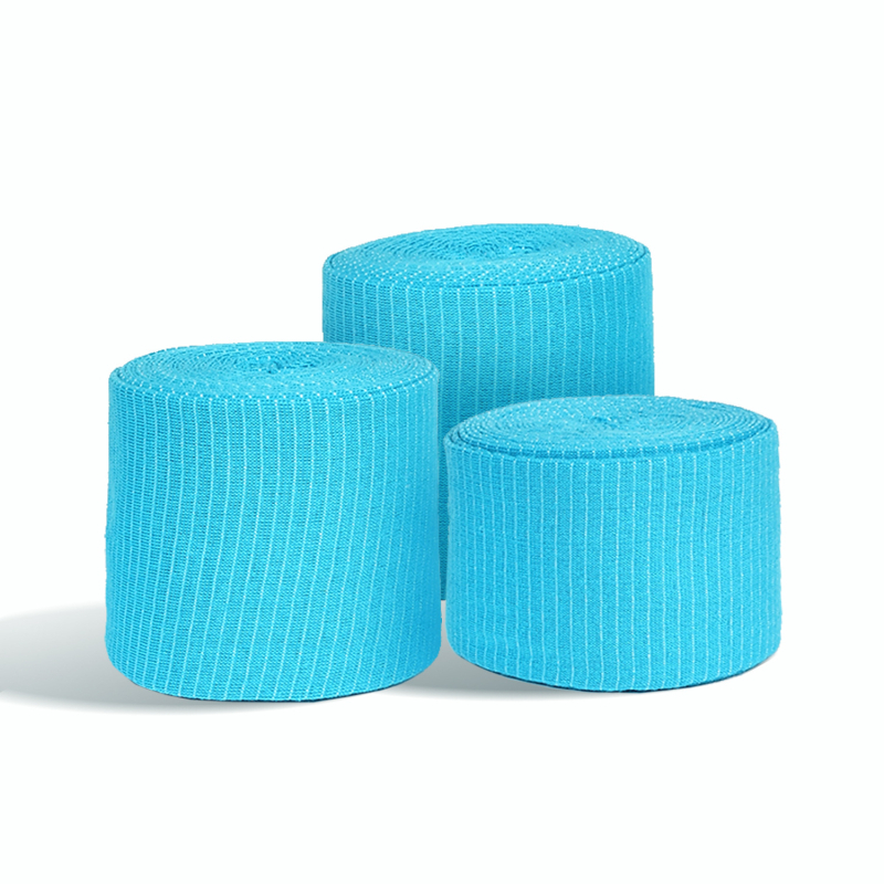 Amazoni torukujuline elastne side randme, pahkluu, põlve ja reie jaoks, sinine elastne torukujuline kompressioonside