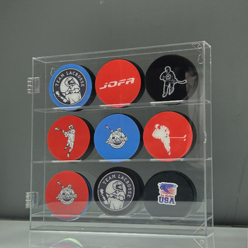Βάση επίδειξης χόκεϊ επί πάγου για διασυνοριακή χρήση, ακρυλικό ντουλάπι επίδειξης χόκεϊ επί τοίχου