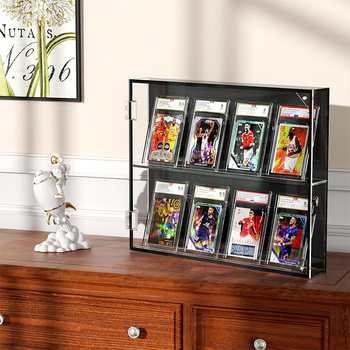 Cutie de depozitare a cărților din acril, cu stele, montată pe perete, cutie de afișare transparentă pentru baseball, hochei, baschet, stele