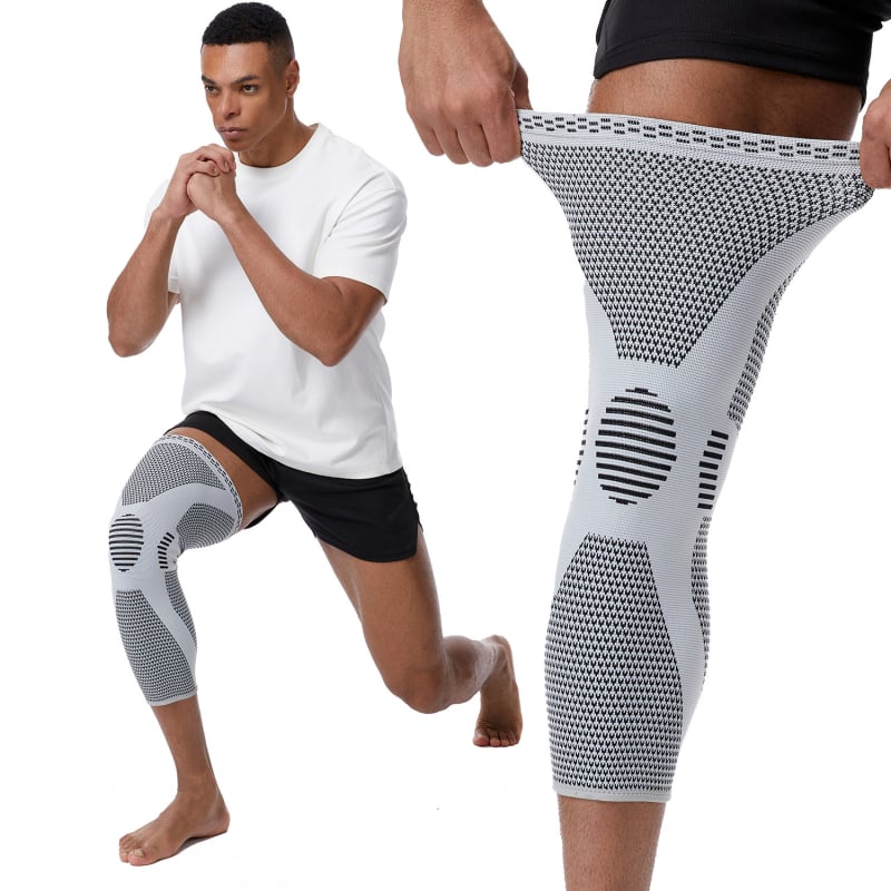 Genunchiere sport pentru bărbați, jachetă specială pentru genunchi, baschet, ciclism, alergare, tricotate, respirabil, presurizate, menisc, genunchiere