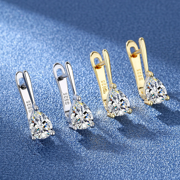 Gamintojo didmeninė prekyba vietoje, tarpvalstybiniai „Aliexpress“ karšto pardavimo europietiški ir amerikietiški mados britiški auskarų sagtys, inkrustuotos akmenimis, elegantiški auskarai, auskarų papuošalai