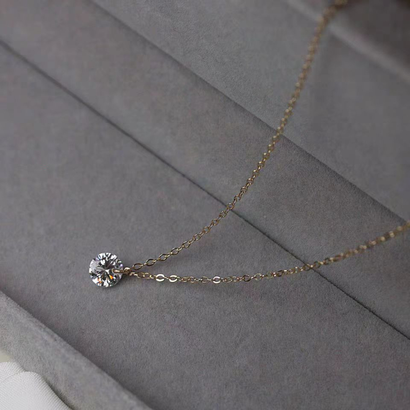 Colier în formă de inimă cu zircon roșu pentru femei, stil japonez și coreean, lumină hidratantă, design de lux de înaltă calitate, pandantiv cu dragoste, lanț de claviculă